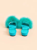 Baya In Green Suede