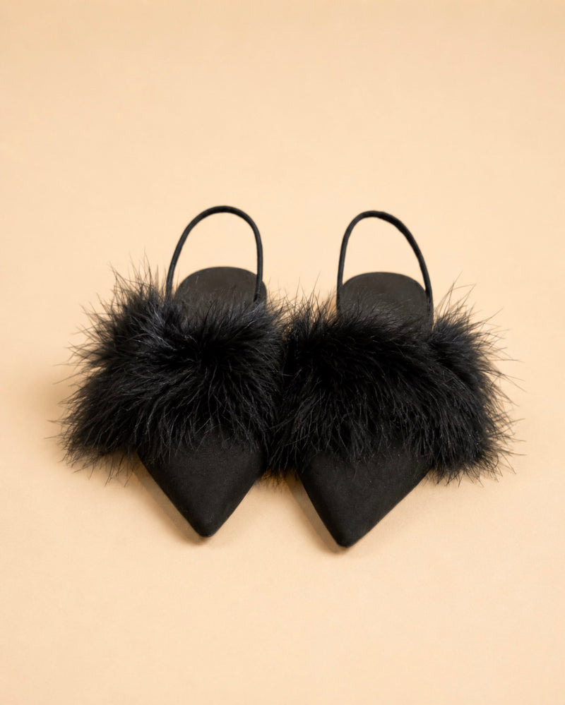 Baya In Black Suede