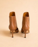 Eva Ankle Boot In Tan Nappa