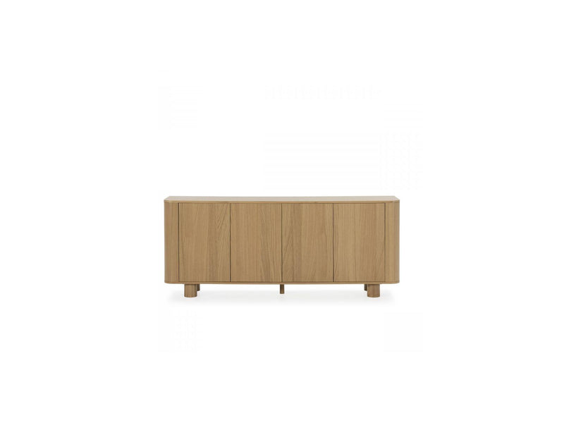 Aparador de 4 puertas - Malo - Chapa de roble macizo
