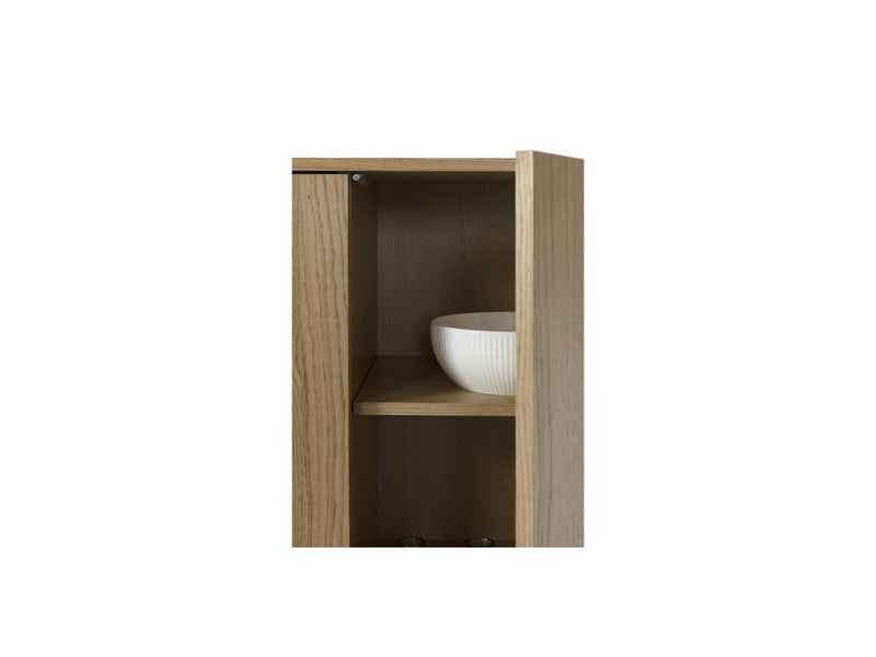 Aparador de 4 puertas - Malo - Chapa de roble macizo