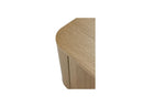 Malo - Mueble para TV de 4 puertas - Chapa de roble macizo