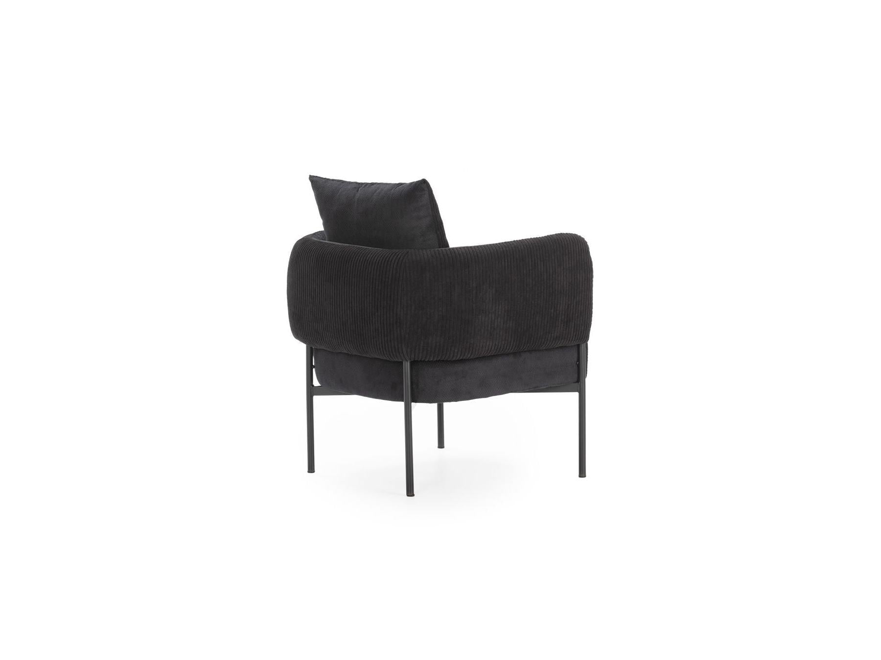 Gabin - Fauteuil De Table - Tissu Velours Côtelé