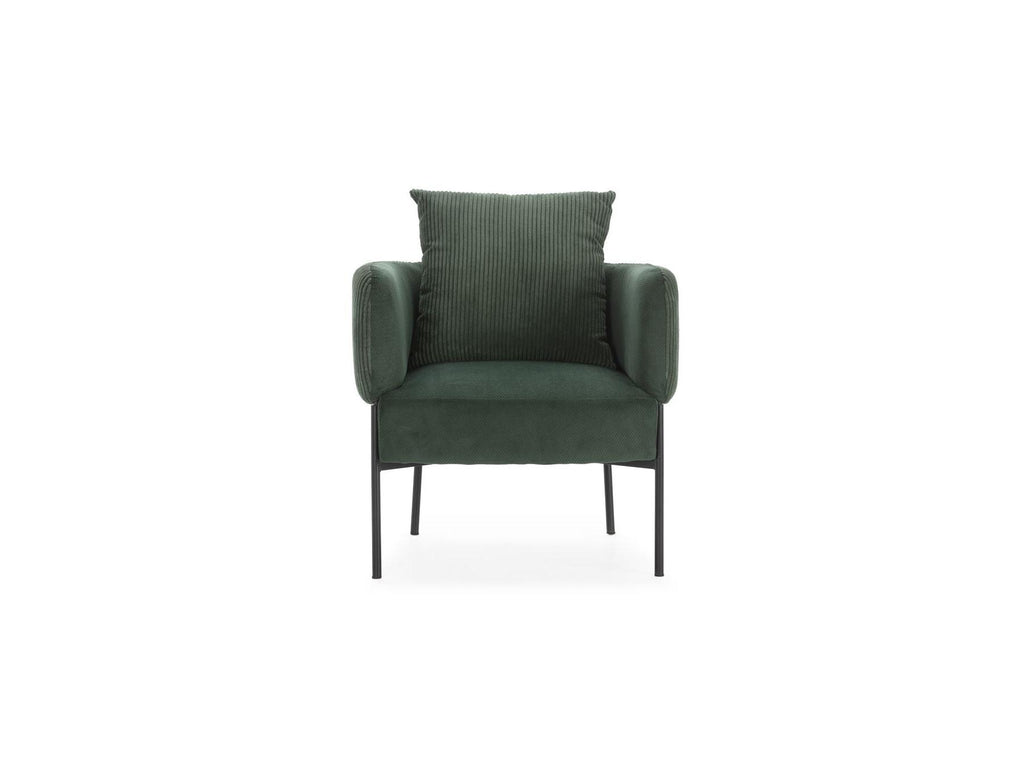 Gabin - Fauteuil De Table - Tissu Velours Côtelé