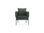 Gabin - Fauteuil De Table - Tissu Velours Côtelé