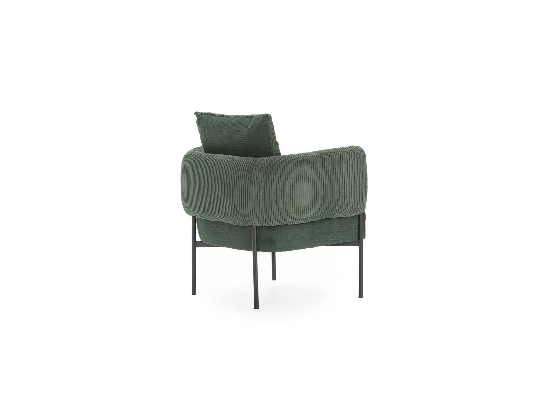 Gabin - Fauteuil De Table - Tissu Velours Côtelé