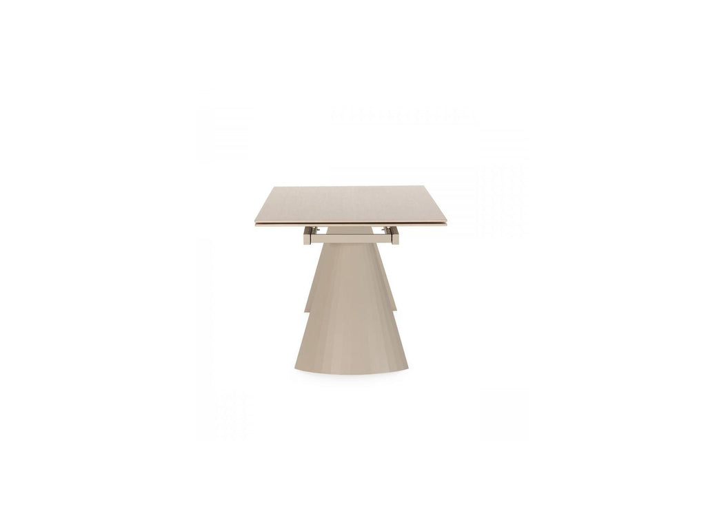 Mesa De Comedor Extensible - Romeo - Tablero De Piedra Efecto Travertino