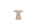 Table À Manger Extensible - Romeo - Plateau Pierre Effet Travertin