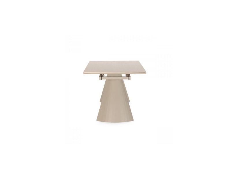 Table À Manger Extensible - Romeo - Plateau Pierre Effet Travertin
