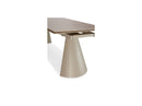 Table À Manger Extensible - Romeo - Plateau Pierre Effet Travertin
