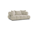 Canapé Droit Fixe 2 Places - Alya - Tissu Bouclette