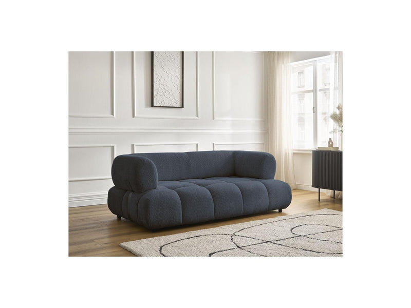 Canapé Droit Fixe 2 Places - Alya - Tissu Bouclette