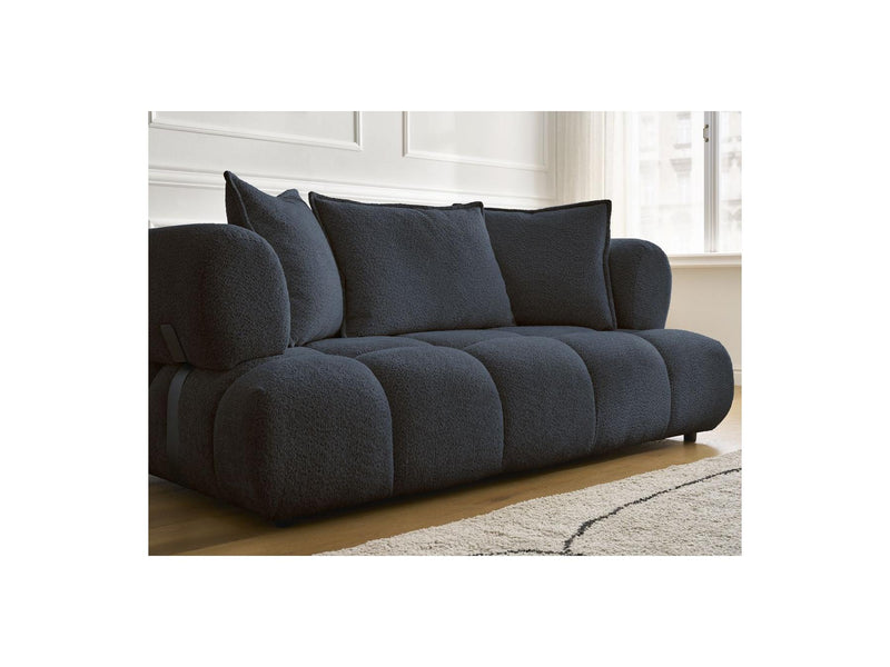 Canapé Droit Fixe 2 Places - Alya - Tissu Bouclette