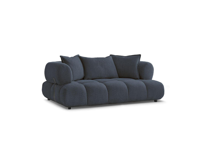Canapé Droit Fixe 2 Places - Alya - Tissu Bouclette