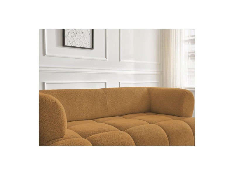 Canapé Droit Fixe 2 Places - Alya - Tissu Bouclette
