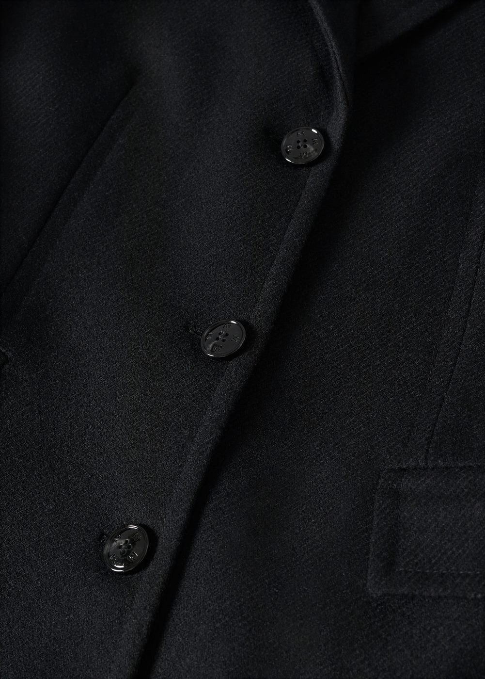 Manteau Dalmata - Noir