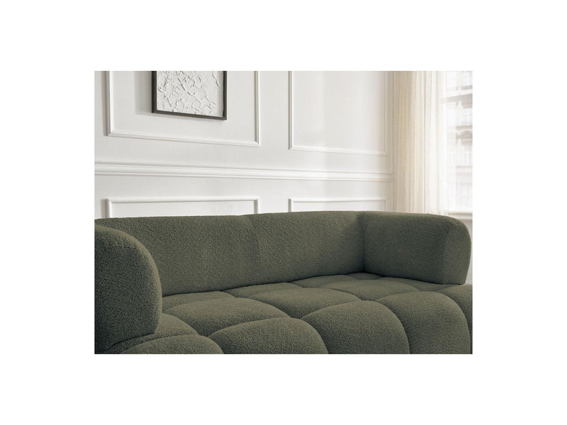 Canapé Droit Fixe 2 Places - Alya - Tissu Bouclette