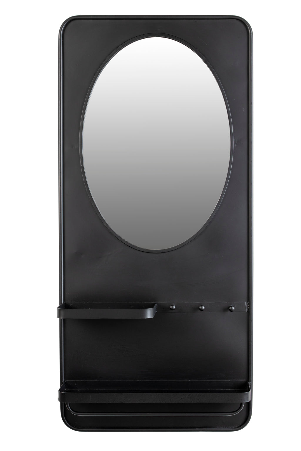 Pascal L Shelf - Mirror - Iron - Black
