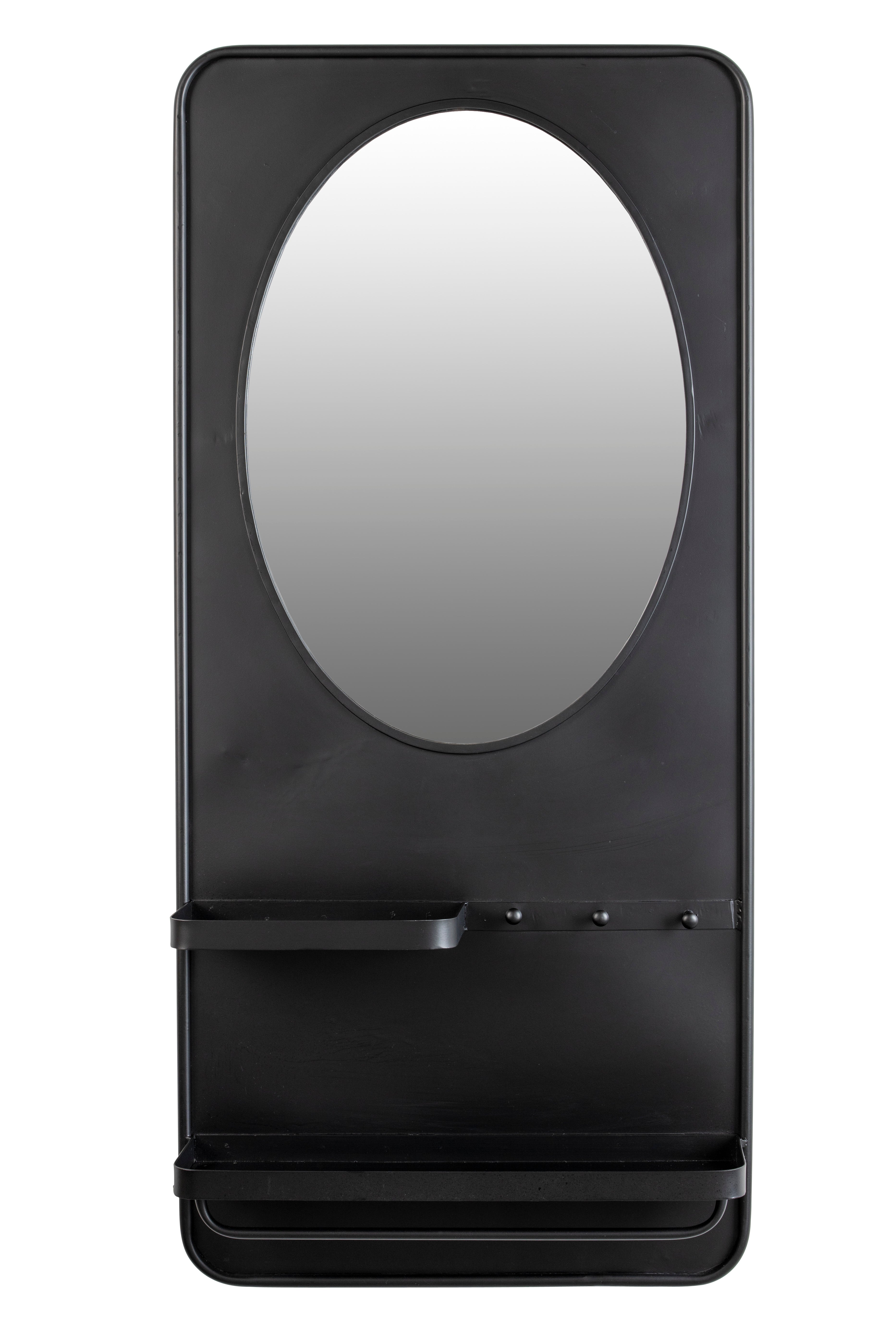 Pascal L Shelf - Mirror - Iron - Black