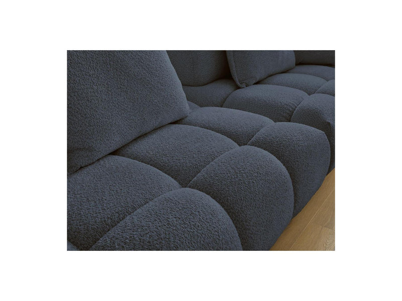 Canapé Droit Fixe 4 Places - Alya - Tissu Bouclette