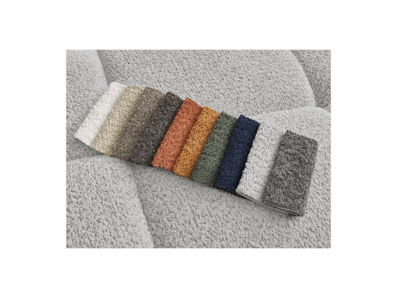 Canapé Droit Fixe 4 Places - Alya - Tissu Bouclette