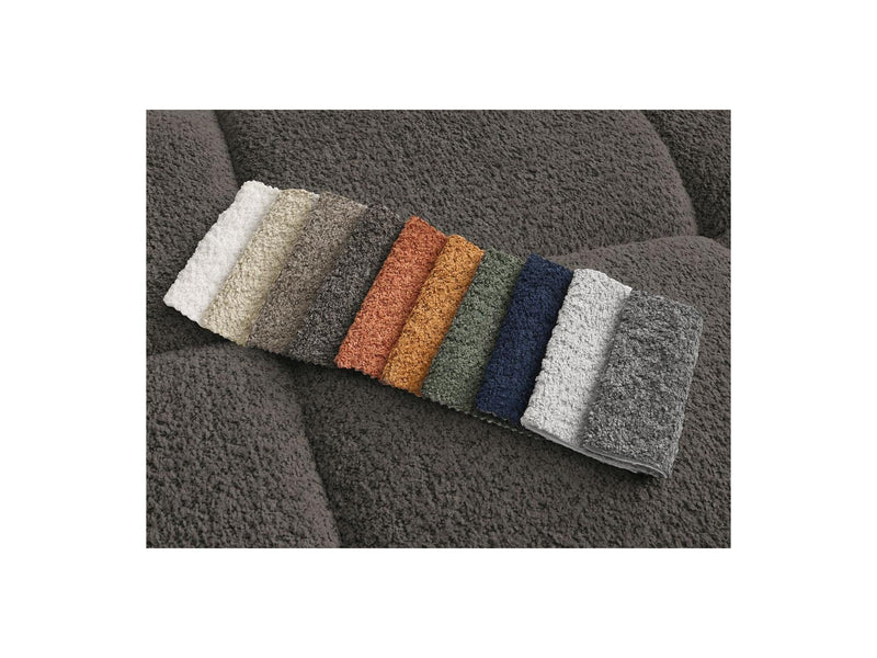 Canapé Droit Fixe 4 Places - Alya - Tissu Bouclette