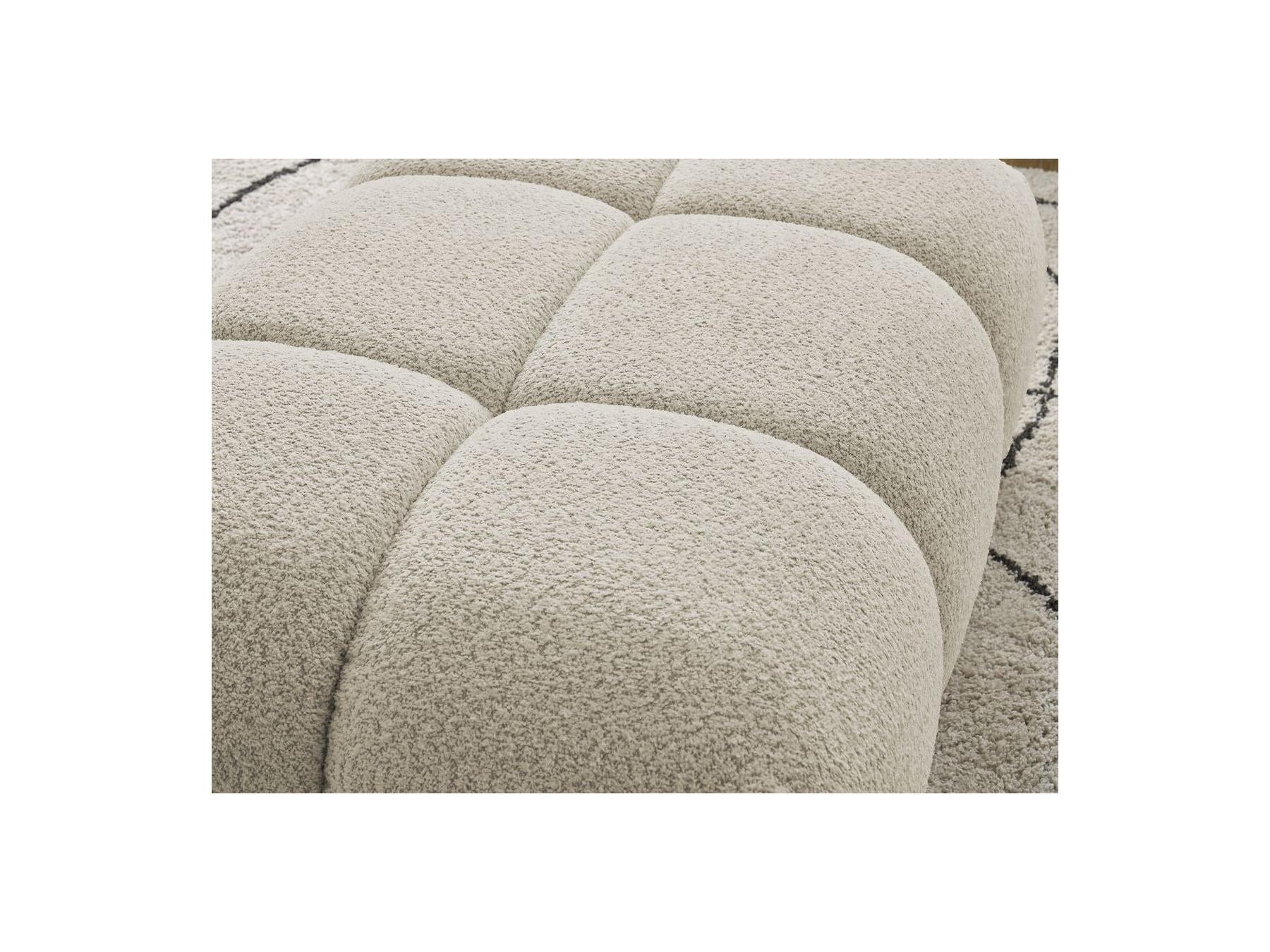 Alya - Pouffe - Bouclé Fabric