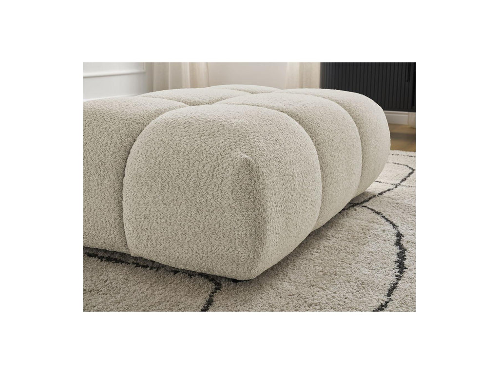 Alya - Pouffe - Bouclé Fabric