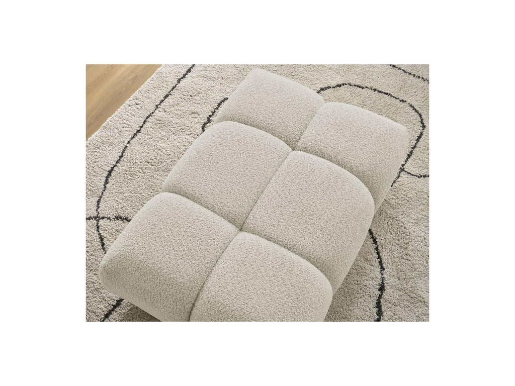Alya - Pouffe - Bouclé Fabric