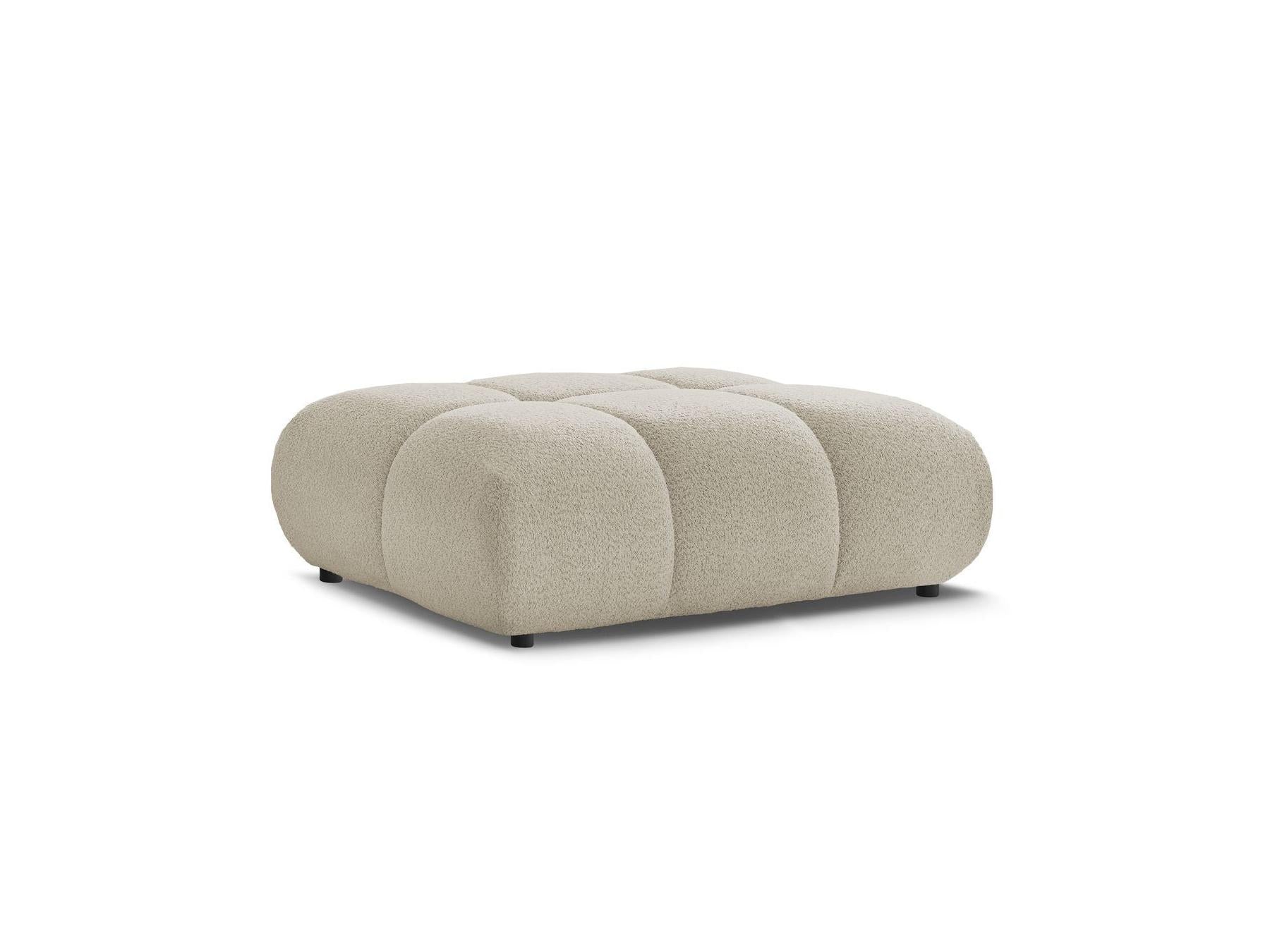 Alya - Pouffe - Bouclé Fabric