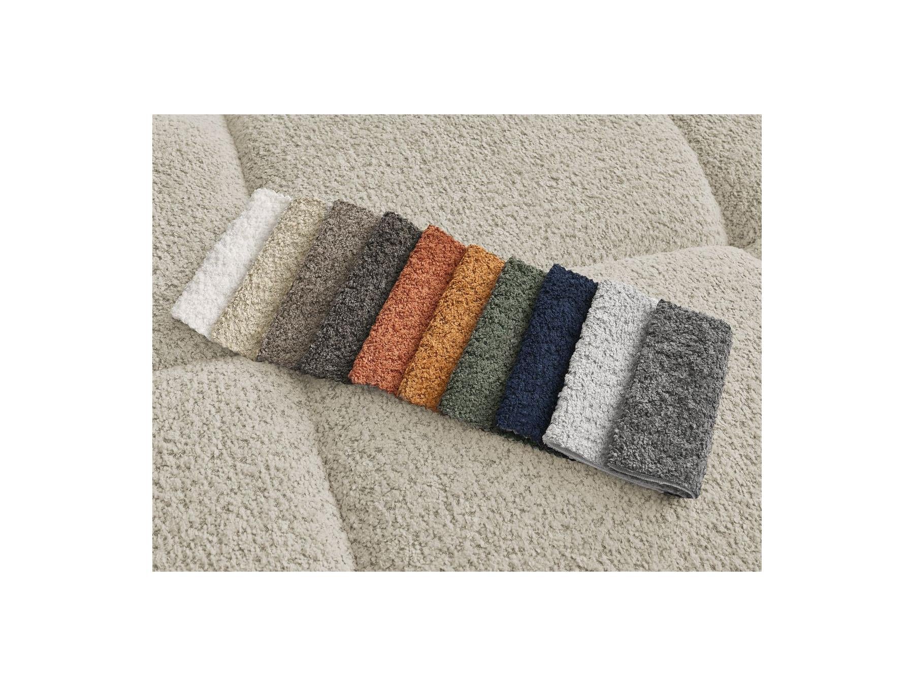 Alya - Pouffe - Bouclé Fabric