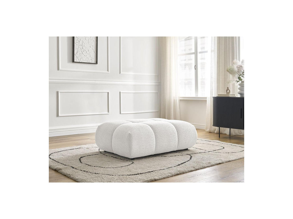 Alya - Pouffe - Bouclé Fabric