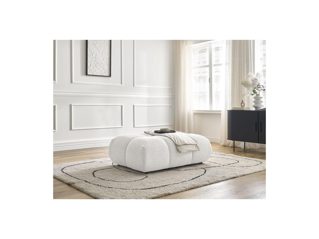 Alya - Pouffe - Bouclé Fabric