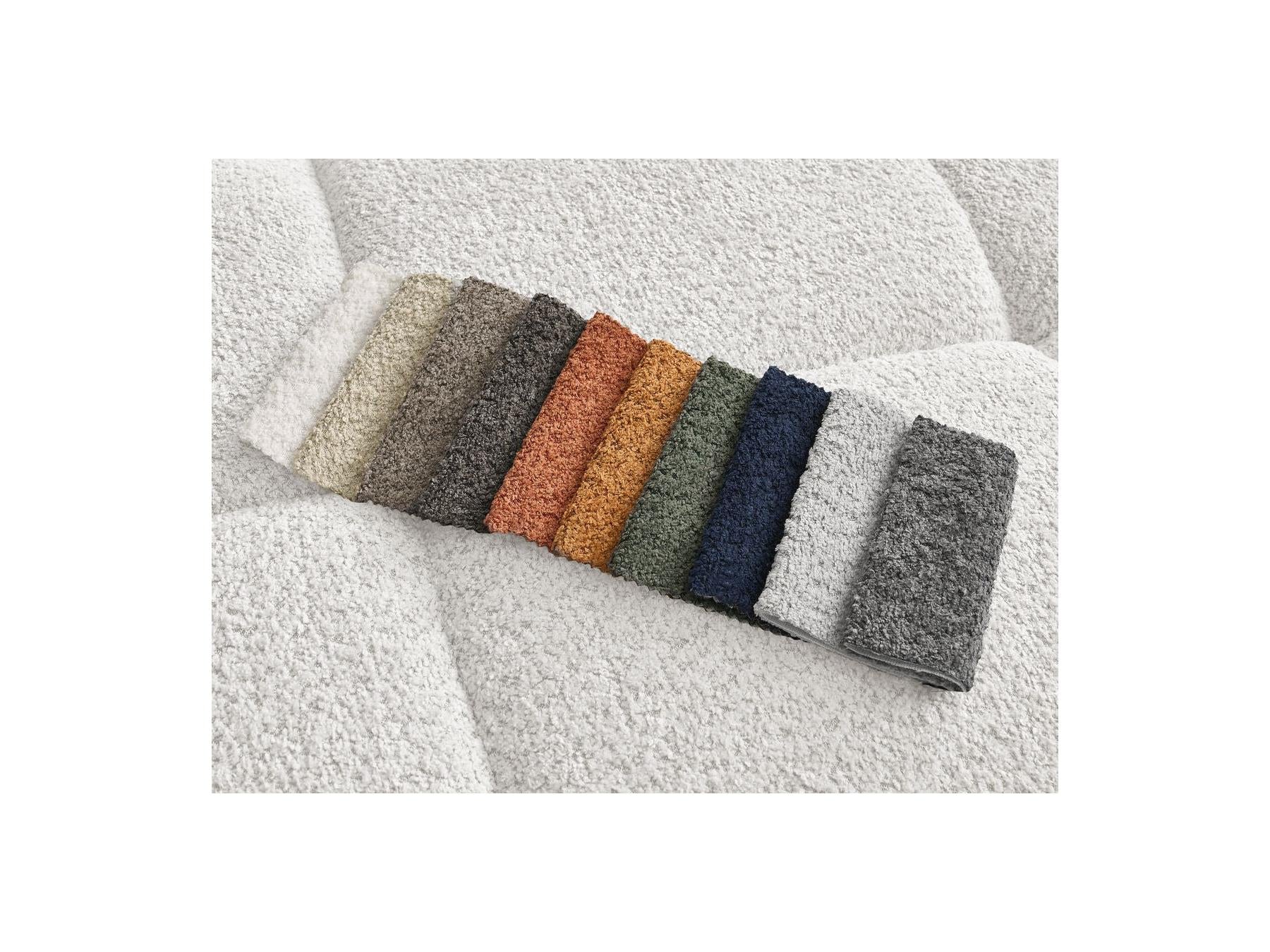 Alya - Pouffe - Bouclé Fabric