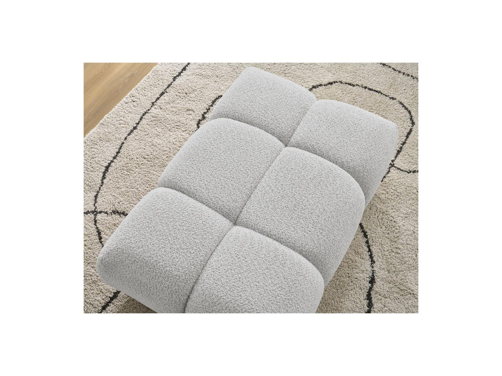 Alya - Pouffe - Bouclé Fabric
