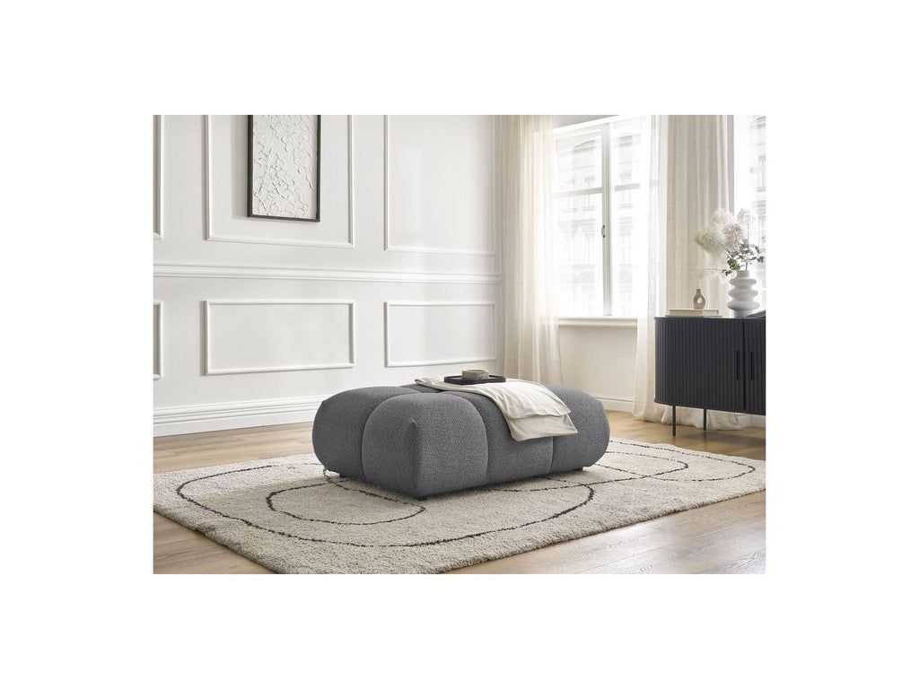 Alya - Pouffe - Bouclé Fabric