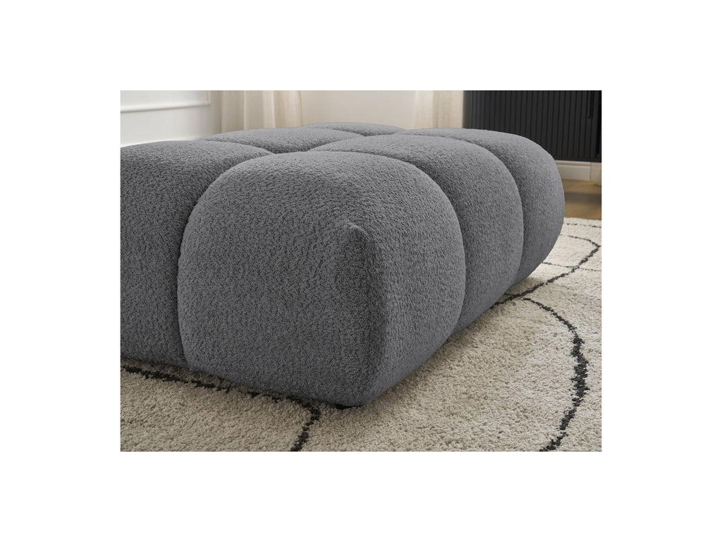 Alya - Pouffe - Bouclé Fabric