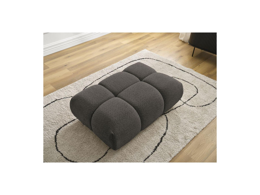 Alya - Pouffe - Bouclé Fabric