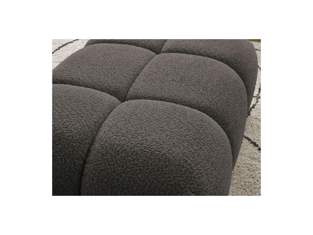 Alya - Pouffe - Bouclé Fabric