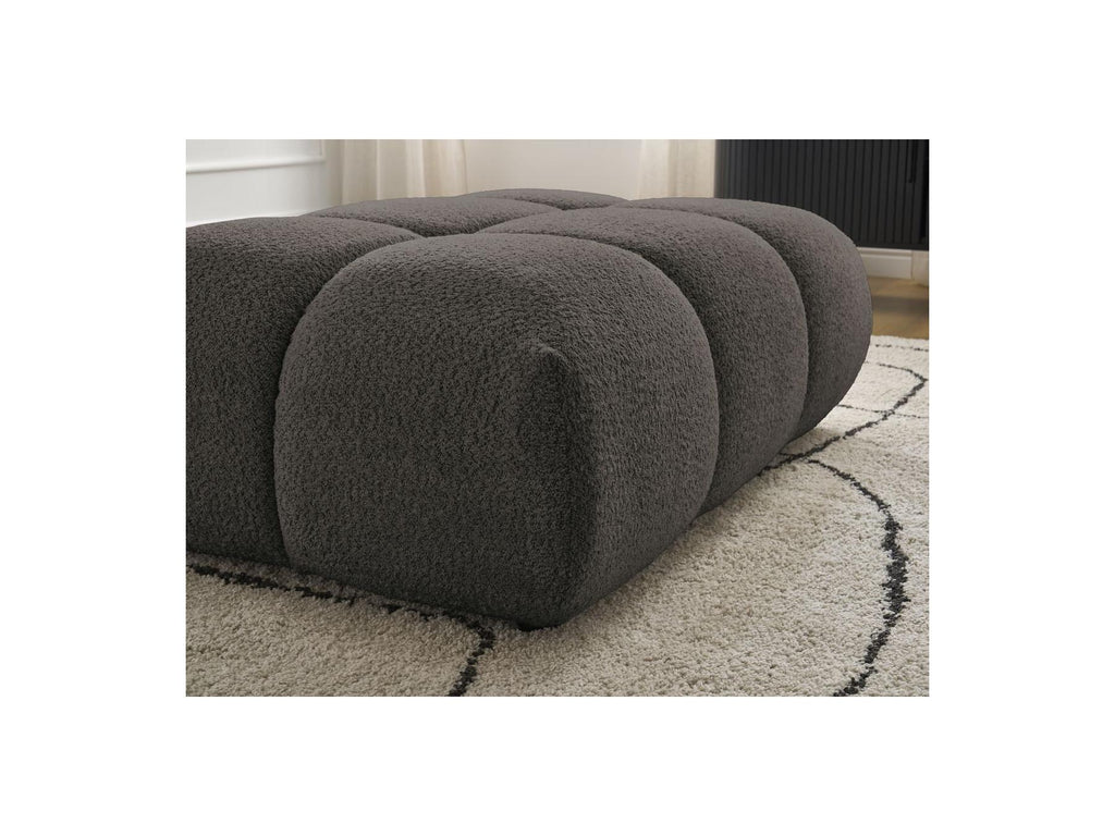 Alya - Pouffe - Bouclé Fabric