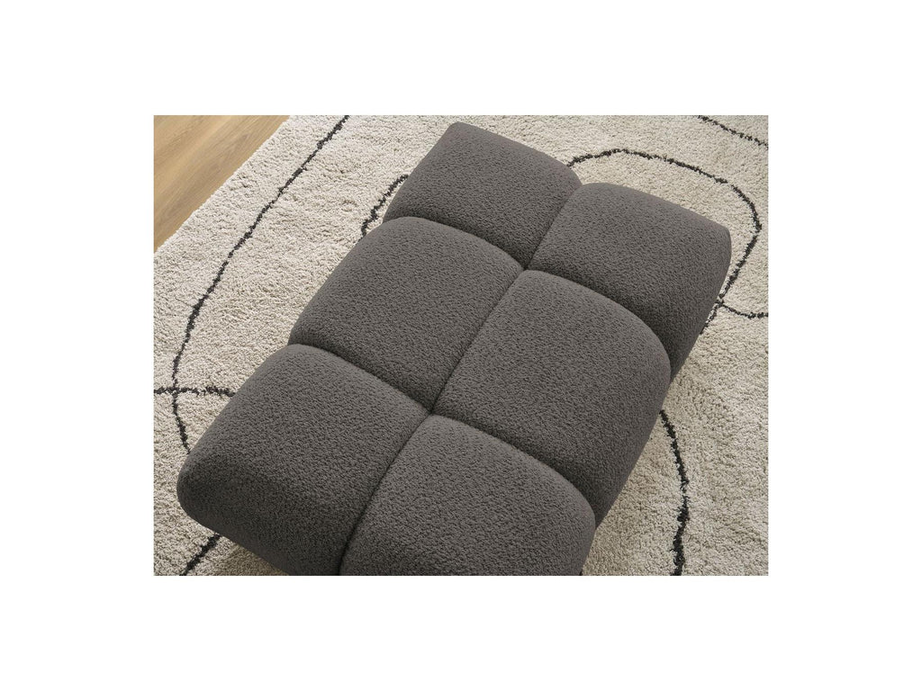 Alya - Pouffe - Bouclé Fabric