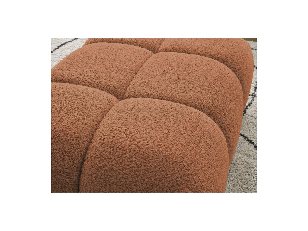 Alya - Pouffe - Bouclé Fabric