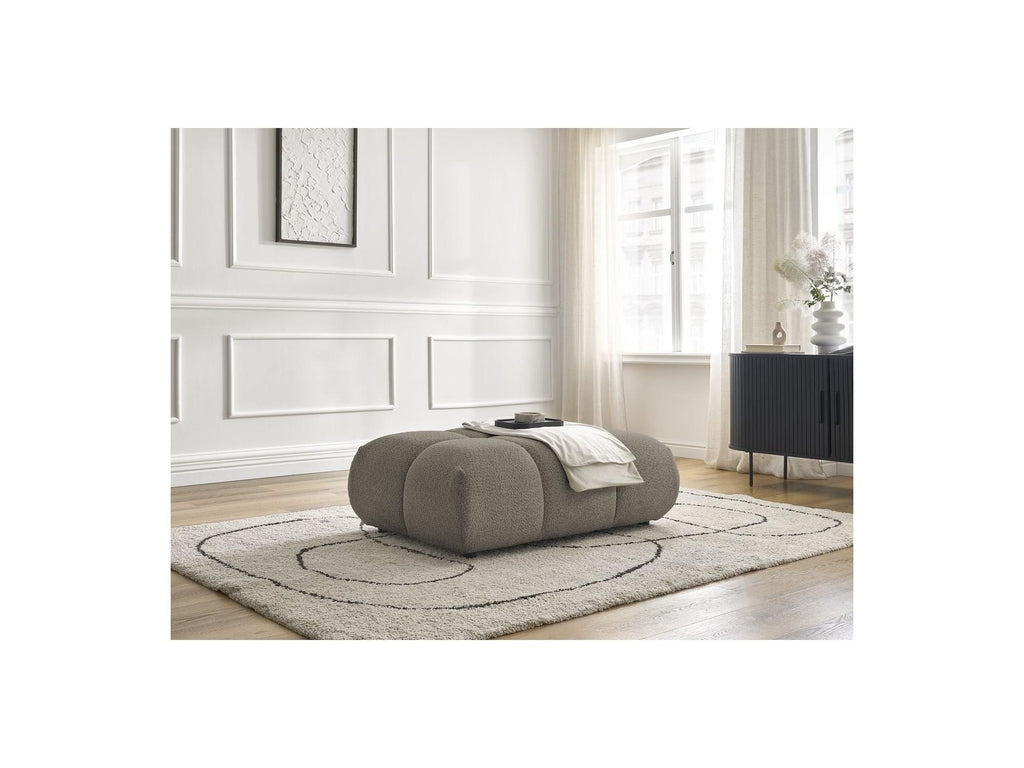 Alya - Pouffe - Bouclé Fabric