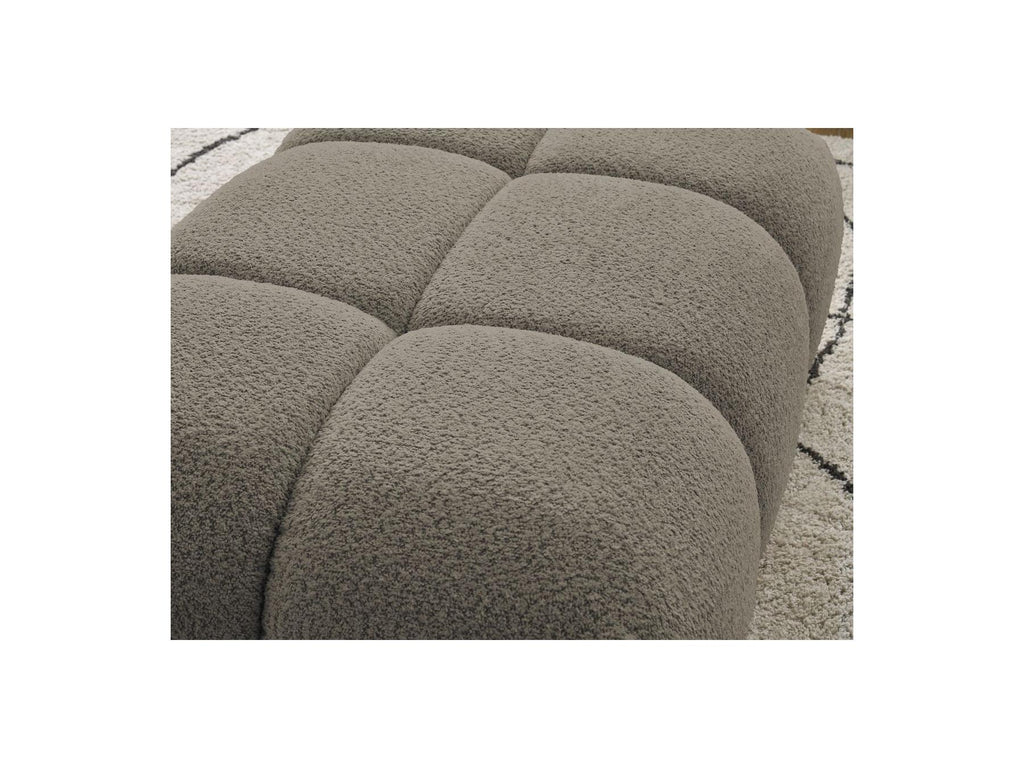 Alya - Pouffe - Bouclé Fabric