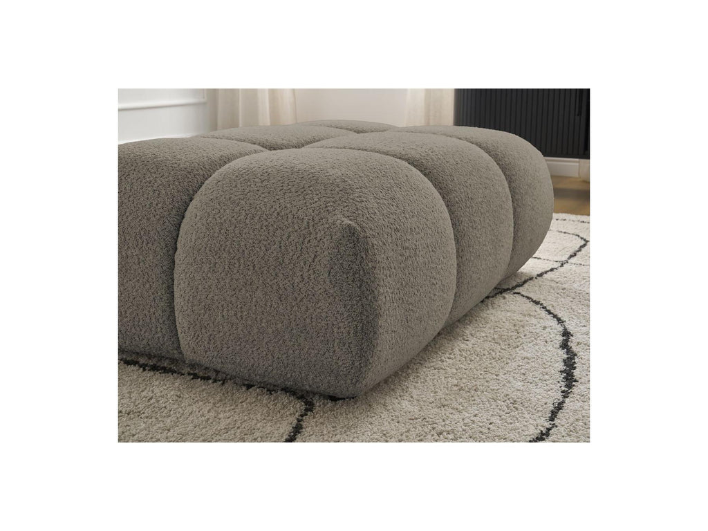 Alya - Pouffe - Bouclé Fabric