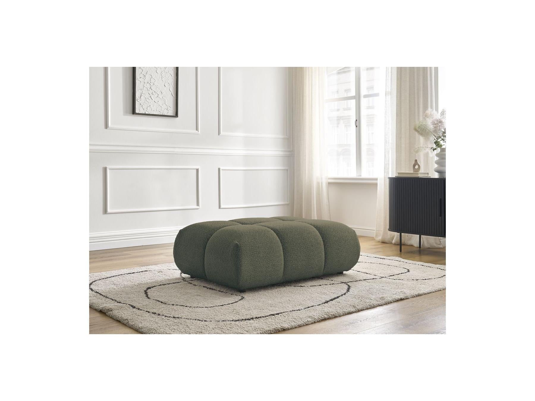 Alya - Pouffe - Bouclé Fabric