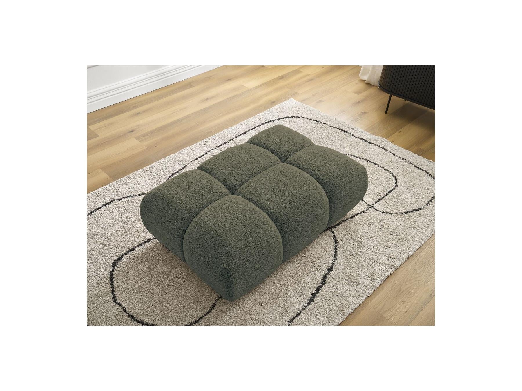 Alya - Pouffe - Bouclé Fabric