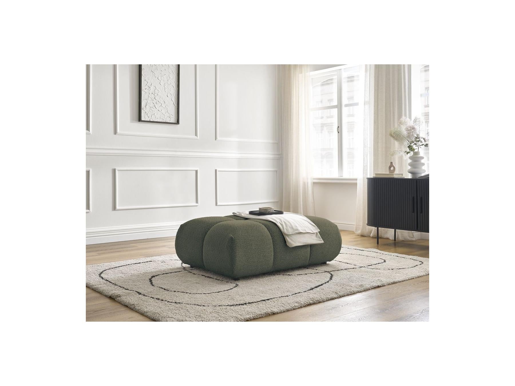 Alya - Pouffe - Bouclé Fabric