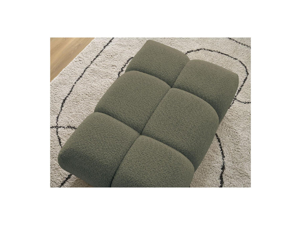 Alya - Pouffe - Bouclé Fabric