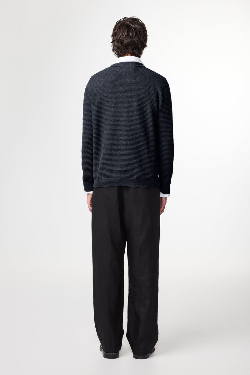 Pull Fabian Crew - Navy Blue